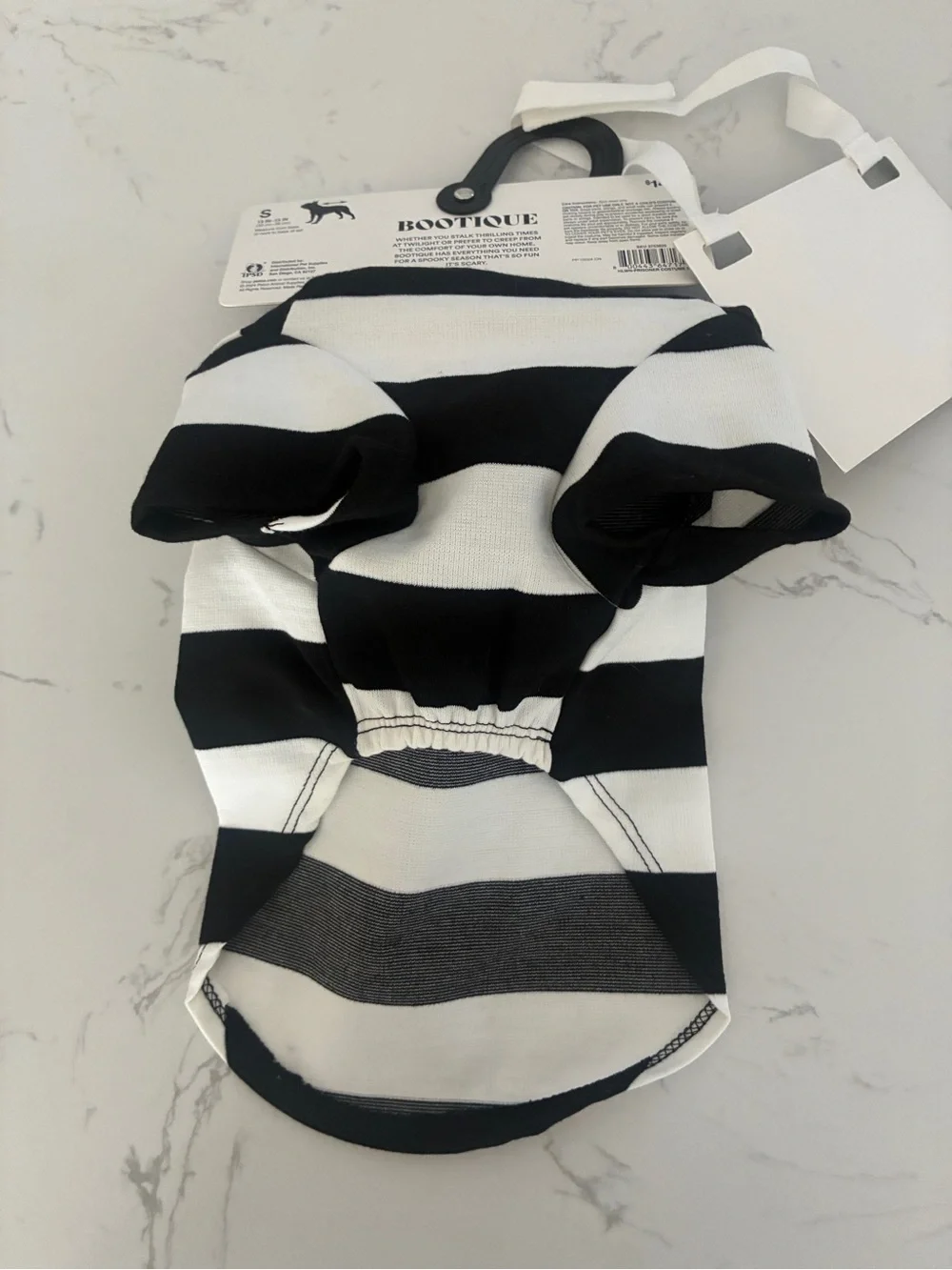Bootique Petco Prisoner Pet Halloween Costume 3-Piece Set Size Small New